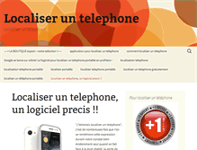 Tablet Screenshot of localiser-un-telephone.com